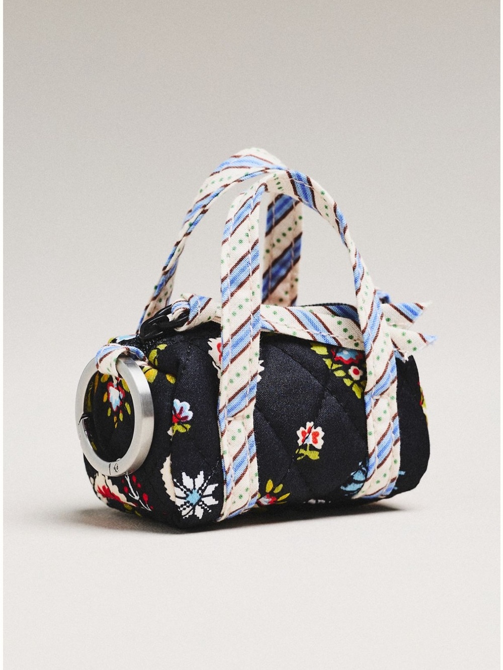 Vera Bradley Duffle Bag-Shaped Bag Charm